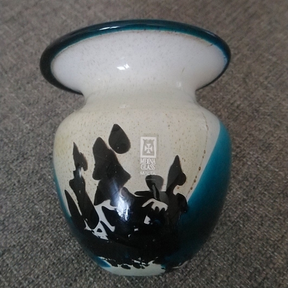 Mdina Glass Malta Vase NWOT - Picture 3 of 6
